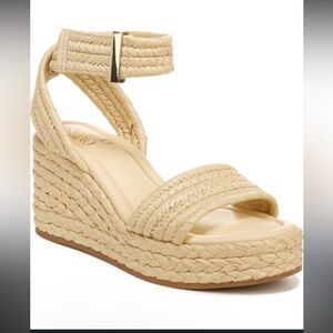 Franco Sarto Pina Espadrille Wedge Sandals Natural Tan 8